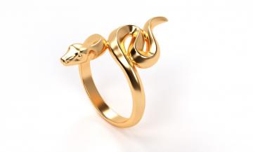 Женское кольцо AU129