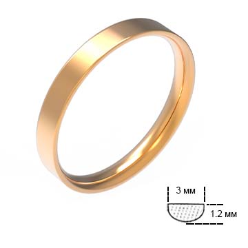 Обручальное кольцо О3