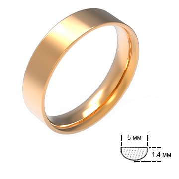 Обручальное кольцо О5