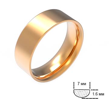 Обручальное кольцо О7