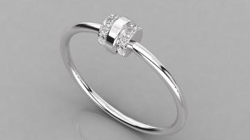 Женское кольцо AU435