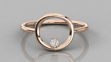 Женское кольцо AU292