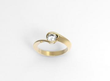 Женское кольцо AU202