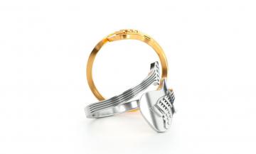 Женское кольцо AU111
