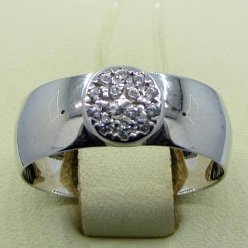 Кольцо женское из серебра с фианитами