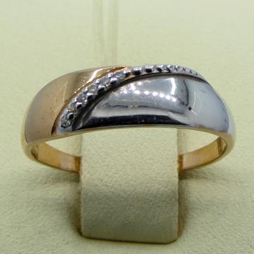 Кольцо женское из серебра с фианитом